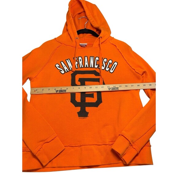 MLB Giants San Francisco Genuine Merch Raglan Hooded Pullover Sweater Small - Picture 12 of 13